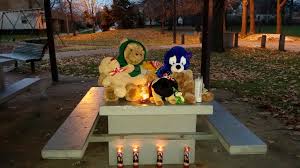 Tamir Rice memorial, playground at Cudell Rec Center, Cleveland